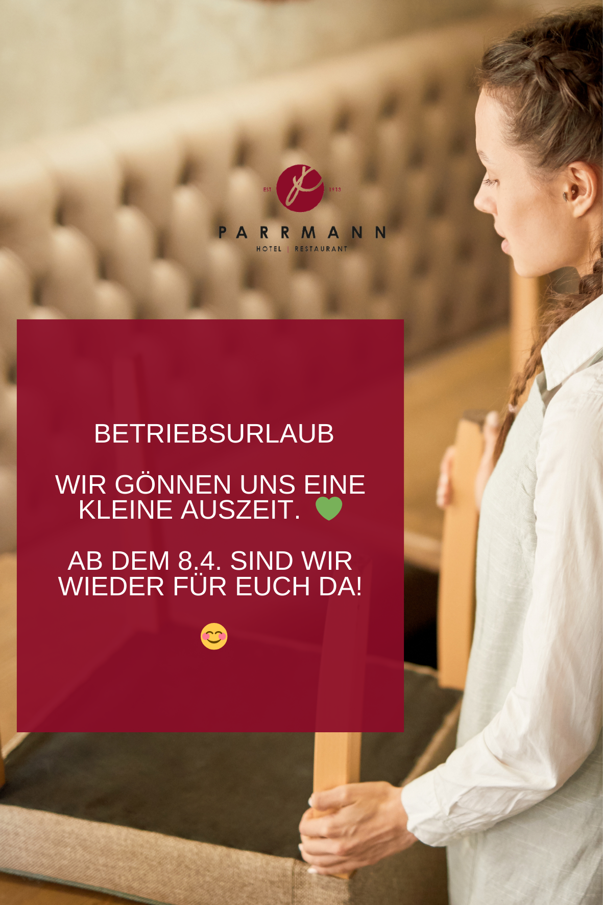 Betriebsurlaub 22.3. – 7.4.